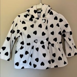 White and black jacket